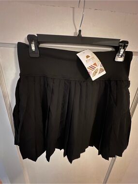 Black Pleated Women’s Skirt